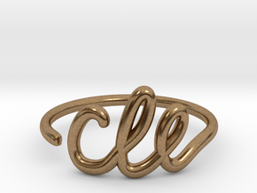 CLE Wire Ring (Adjustable) in Natural Brass