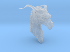 Dragon Bust in Smooth Fine Detail Plastic
