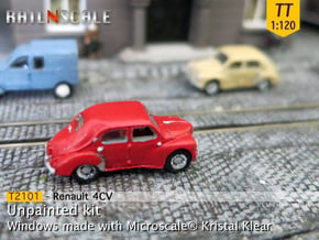 Renault 4CV (TT 1:120) in Tan Fine Detail Plastic