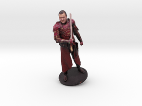 Michael Cook in Red Armor in Full Color Sandstone