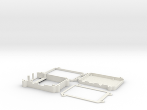 Raspberry Pi 2 & 3 case with 3.5 display. in White Natural Versatile Plastic