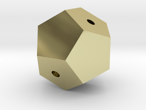 Dodecahedron Tangled in 18K Gold Plated