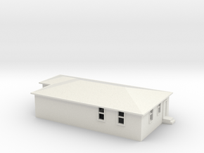 N Scale Australian House #2A in White Natural Versatile Plastic