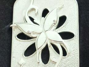 PENDANT TRIBAL BUTTERFLY in Polished Silver