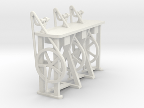 Classic milling machine table / 2014 12 04 Fraesti in White Natural Versatile Plastic