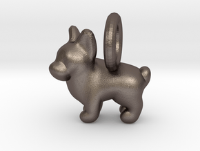 Doggy in Polished Bronzed Silver Steel