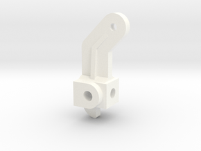 Steering Spindle, Inline in White Processed Versatile Plastic