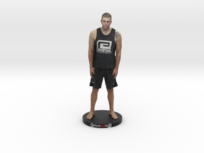 Brian LONG ISLAND MMA With Base - 6" Figurine in Full Color Sandstone