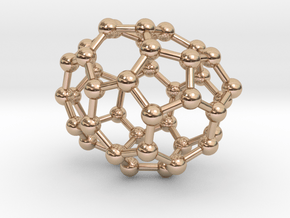 0229 Fullerene C42-8 c1 in 14k Rose Gold