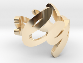 Lydia Ring in 14k Gold Plated Brass