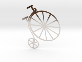 Penny-farthing (High Wheeler) Bicycle in Platinum