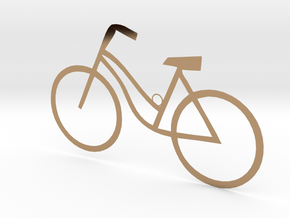 Ladies Bicycle in Polished Brass