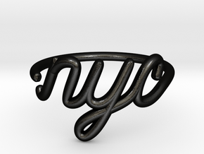 NYC Wire Ring (Adjustable) in Matte Black Steel