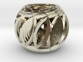 Hyper-Sphere 01 in 14k White Gold