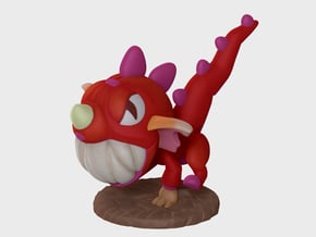 Dino Gnar Angry Ver in Full Color Sandstone