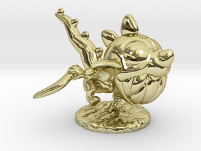 Dino Gnar Angry Ver in 18k Gold Plated Brass
