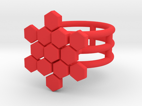 HEXA in Red Processed Versatile Plastic: 7 / 54