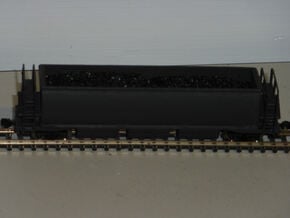 CB-3 Coal Wagon, New Zealand, (NZ120 / TT, 1:120) in White Natural Versatile Plastic