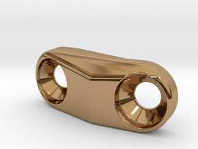 Cover for S3 Low Direct Mount - front derailleur M in Polished Brass