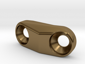 Cover for S3 Low Direct Mount - front derailleur M in Polished Bronze