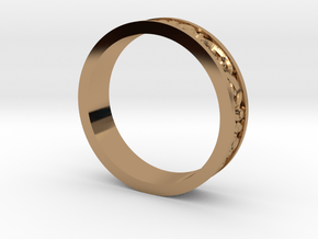 Harmony Ring in Polished Brass