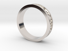 Harmony Ring in Rhodium Plated Brass