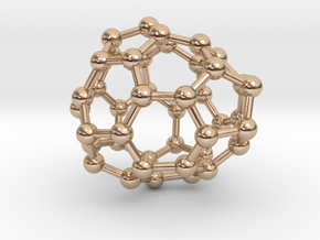 0235 Fullerene C42-14 c1 in 14k Rose Gold