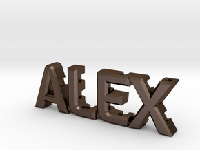 "Alex" nock depot (Easton G pin) in Polished Bronze Steel