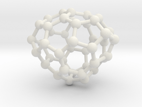 0238 Fullerene C42-17 c1 in White Natural Versatile Plastic