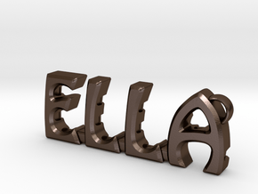 "Ella" nock depot (MyNocks) in Polished Bronze Steel
