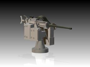 25mm Cannon kit x 1 - 1/35 in Tan Fine Detail Plastic