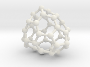 0239 Fullerene C42-18 c1 in White Natural Versatile Plastic