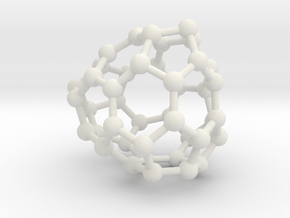 0241 Fullerene C42-20 c1 in White Natural Versatile Plastic