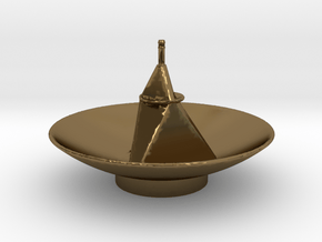 New Horizon's Antenna in Polished Bronze