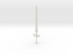 Master Sword Model in White Natural Versatile Plastic