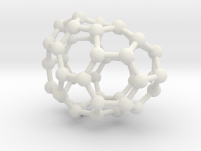 0243 Fullerene C42-22 cs in White Natural Versatile Plastic