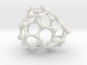 0246 Fullerene C42-25 c1 in White Natural Versatile Plastic