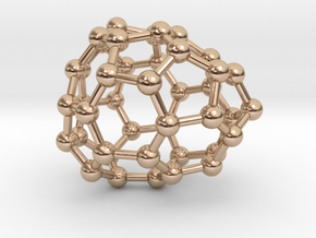 0247 Fullerene C42-26 c1 in 14k Rose Gold