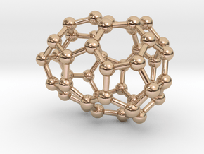 0248 Fullerene C42-27 c2 in 14k Rose Gold