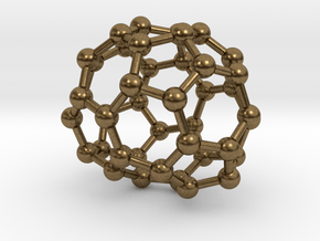 0249 Fullerene C42-28 c2 in Natural Bronze