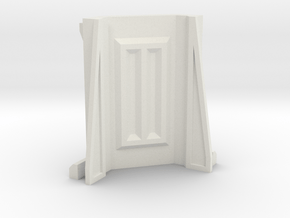 Sci-Fi Barrier / Wall / Corridor Corner in White Natural Versatile Plastic