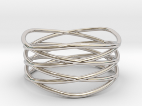 Triple Loop Ring (8) in Platinum
