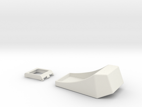Rangefinder Casing & Viewfinder in White Natural Versatile Plastic