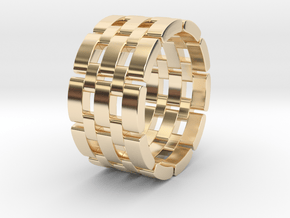  Wataru - Ring in 14k Gold Plated Brass: 10.75 / 63.375