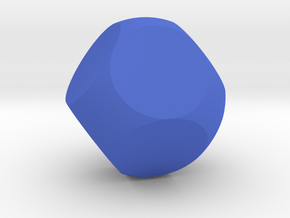 Blank D8 Sphere Dice in Blue Processed Versatile Plastic