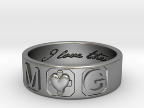 M and G Size 10 in Natural Silver
