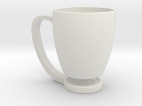 Floating Cup in White Natural Versatile Plastic