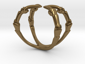 Talon Ring in Polished Bronze: 6 / 51.5