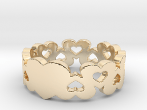 True Love Ring in 14K Yellow Gold: 6 / 51.5