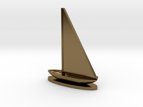 Sailboat in Polished Bronze